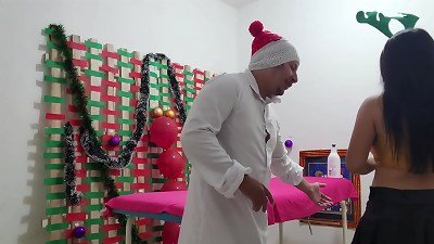 Yours is so immense and thick! At first, the tart couldn't handle my gigantic cock, but in the end, I smashed her like a whore. A exclusive plow during a Christmas massage at the massage parlor.