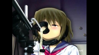 smallish manga porn cutie enjoys fucking machines