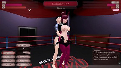 good struggle Club [Wrestling manga porn game] Ep.1 hard pegging bang-out fight on the ring for a bitchy bunnygirl